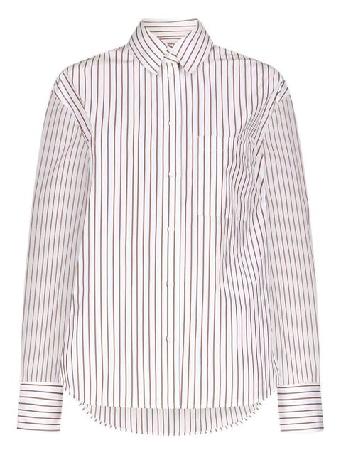 LouLou de Saison MAUD striped shirt - Red - zdjęcie produktu nr 1
