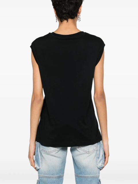 AGOLDE crew-neck cotton tank top - Black