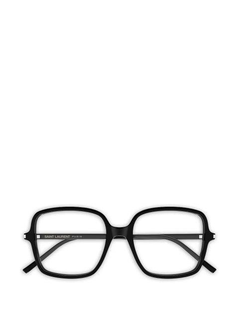 Saint Laurent Eyewear square-frame glasses - Black - zdjęcie produktu nr 1