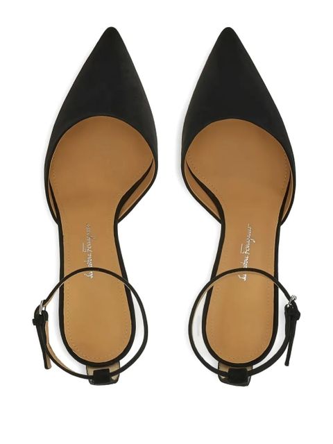 Ferragamo 80mm leather pumps - Black