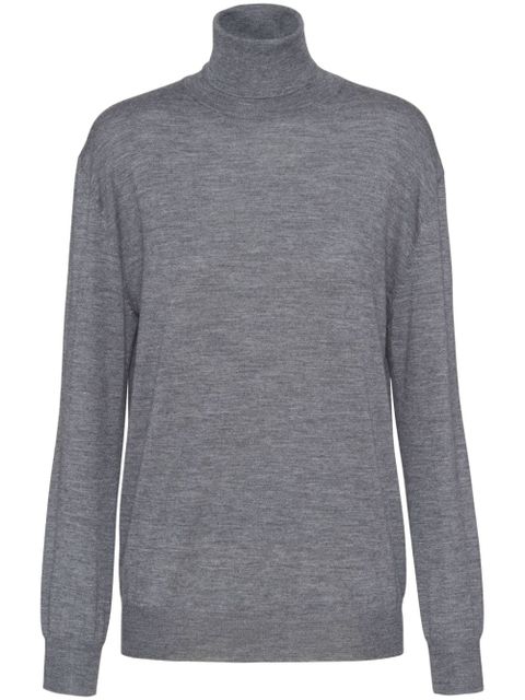 Prada roll-neck cashmere jumper - Grey - zdjęcie produktu nr 1