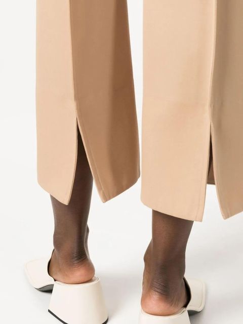 Jil Sander cropped cotton trousers - Neutrals
