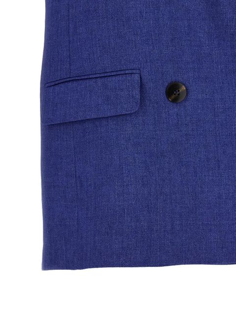 Max Mara Aia double-breasted peak-lapels waistcoat - Blue