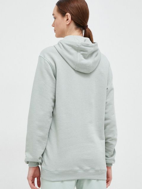 Fila bluza Barumini kolor szary z kapturem z nadrukiem FAU0068