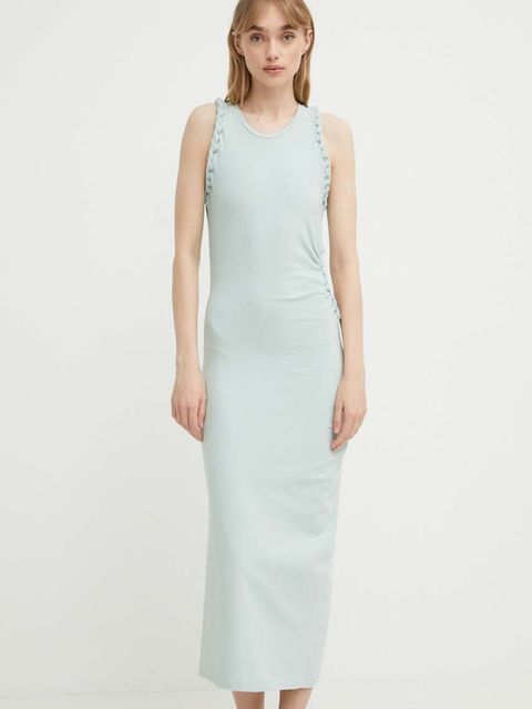 IRO sukienka kolor turkusowy maxi dopasowana - zdjęcie produktu nr 1