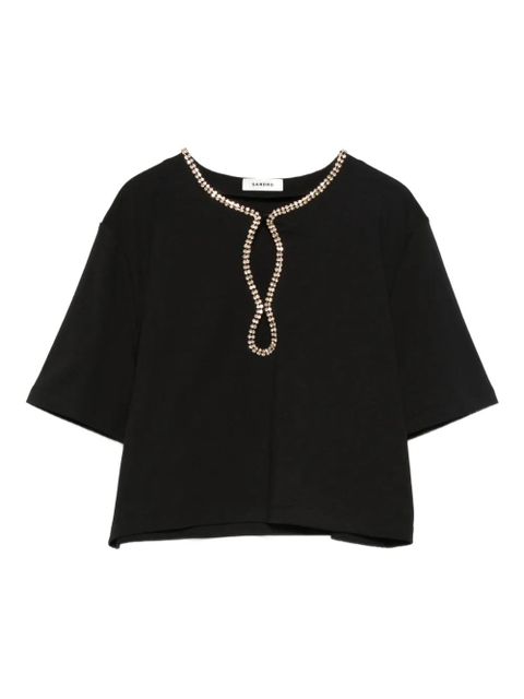 SANDRO short-sleeve top - Black - zdjęcie produktu nr 1