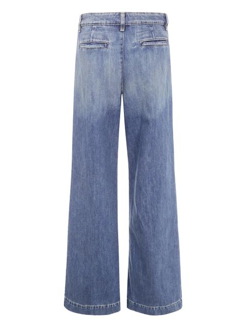 Lauren Ralph Lauren pleated wide-leg jeans - Blue - zdjęcie produktu nr 2