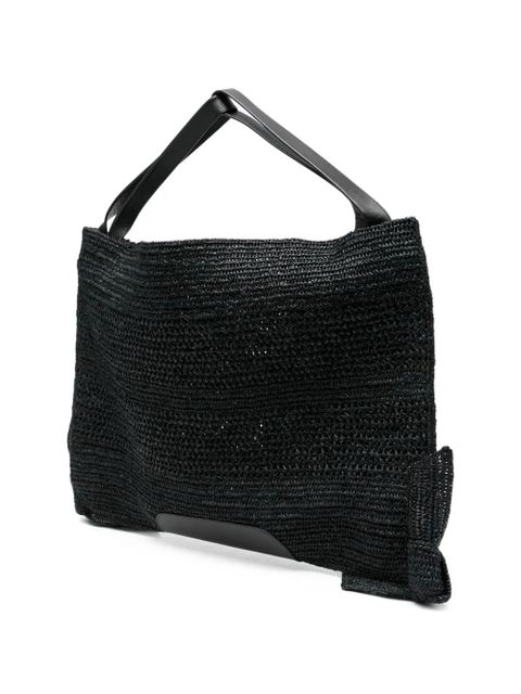 Hereu Cador knotted tote bag - Black
