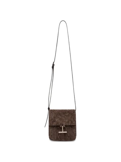 TOM FORD T-bar closure crossbody bag - Brown