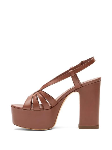Casadei Elsa platform sandals - Brown