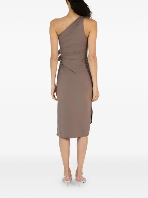Coperni asymmetric one-shoulder mini dress - Brown - zdjęcie produktu nr 2
