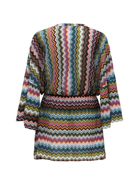 Missoni chevron V-neck dress - White - zdjęcie produktu nr 2