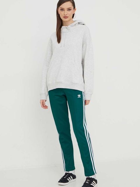 adidas Originals spodnie dresowe kolor zielony z aplikacją IP0628