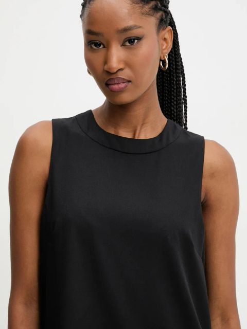 Answear.LAB sukienka kolor czarny mini rozkloszowana