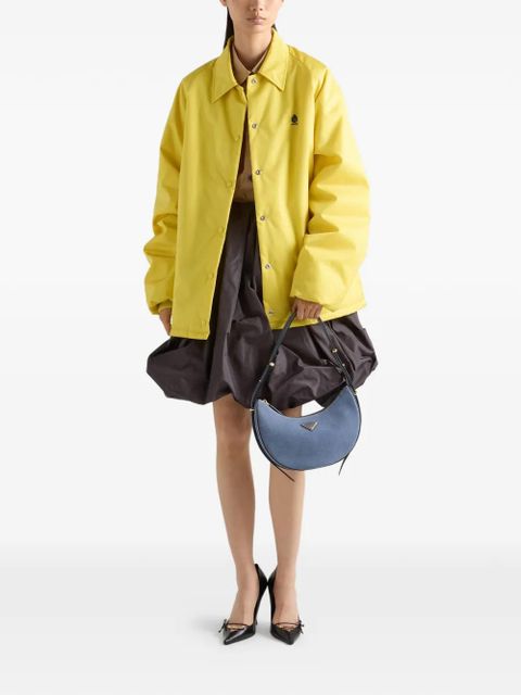 Prada Arqué small nubuck leather bag - Blue - zdjęcie produktu nr 2