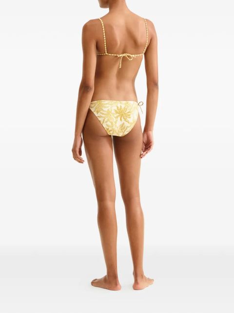 ERES Solarium floral-print bikini bottoms - Yellow