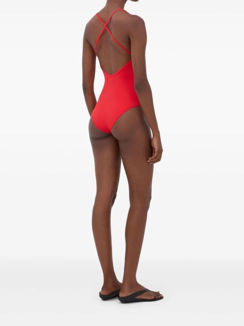 LouLou de Saison Itak cross-back swimsuit - Red