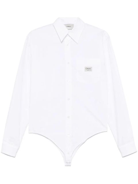 Coperni shirt-style bodysuit - White - zdjęcie produktu nr 1