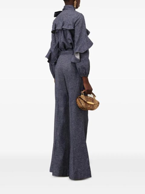 ZIMMERMANN Hypnotic blouse - Blue