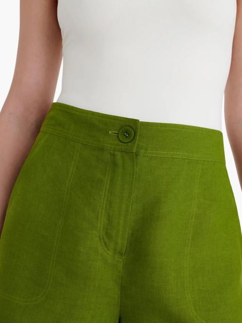 ERES Correct high-waisted shorts - Green