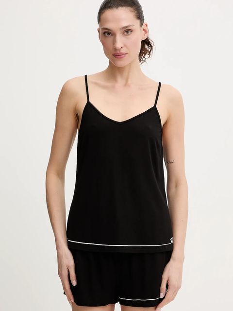 Karl Lagerfeld piżama damska kolor czarny B1W45011