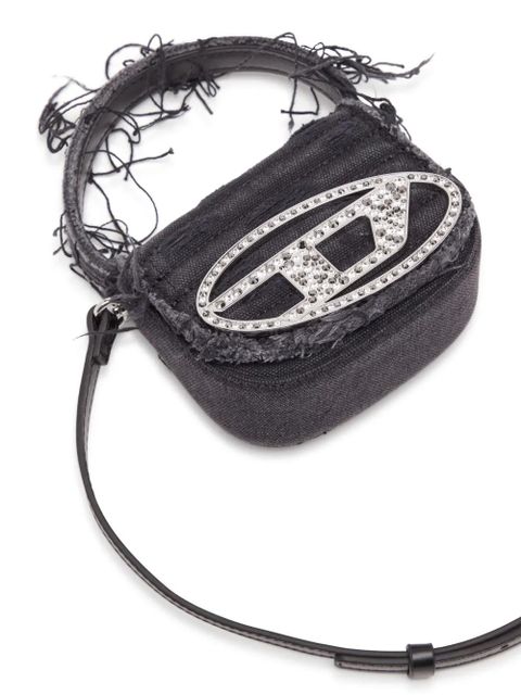 Diesel 1DR XS distressed cross body bag - Grey
