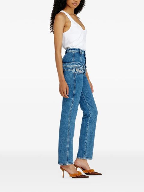 Diesel D-Fynora double-layer jeans - Blue