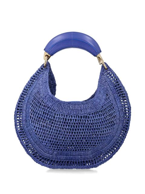 Chloé Summer Banana embroidered shoulder-bag - Blue - zdjęcie produktu nr 2
