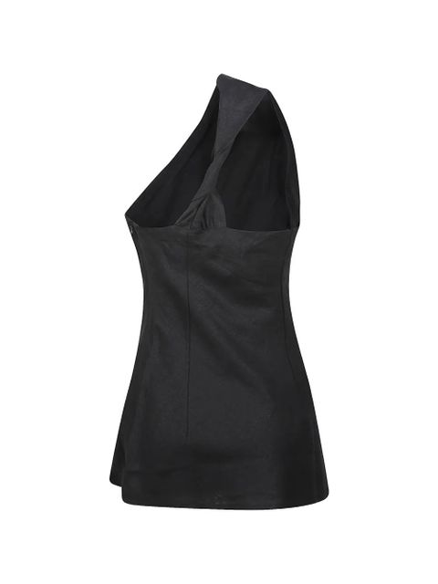 Faithfull the Brand draped one-shoulder top - Black - zdjęcie produktu nr 2
