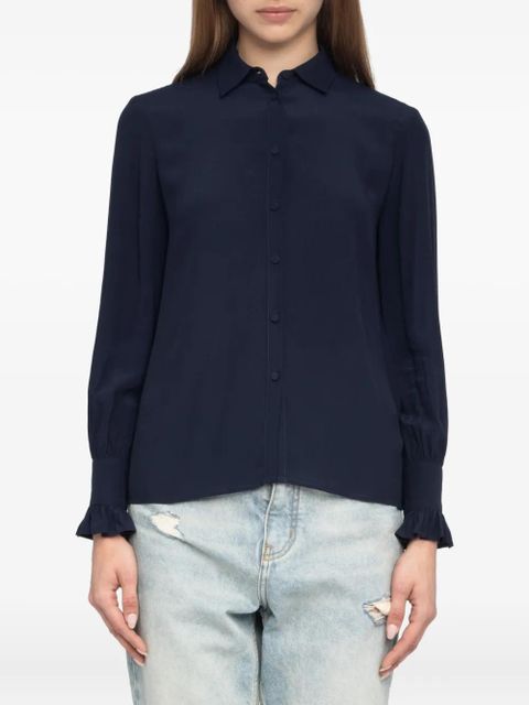 Zadig&Voltaire ruffled-cuff shirt - Blue