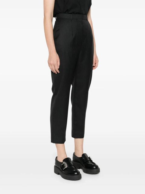 Alexander McQueen pinstripe-pattern trousers - Grey