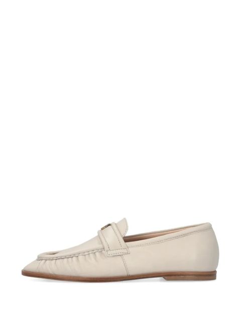 PINKO logo-plaque loafers - Neutrals