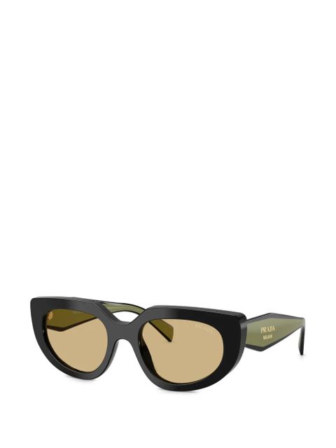 Prada Eyewear oval-frame sunglasses - Black - zdjęcie produktu nr 2
