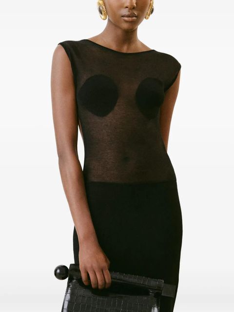 Jacquemus La Pochette Rond Carré clutch bag - Black - zdjęcie produktu nr 2