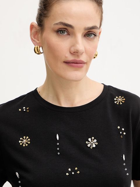 Morgan t-shirt damski kolor czarny DGAME - zdjęcie produktu nr 2