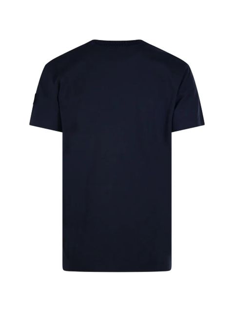Moncler knitted crewneck T-shirt - Blue - zdjęcie produktu nr 2