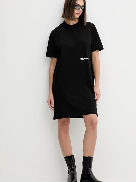 Karl Lagerfeld Jeans sukienka bawełniana - zdjęcie produktu nr 2