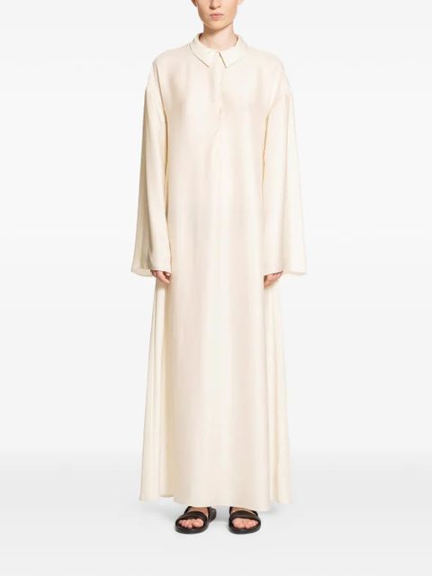 The Row Millen long-sleeve maxi dress - Neutrals - zdjęcie produktu nr 2