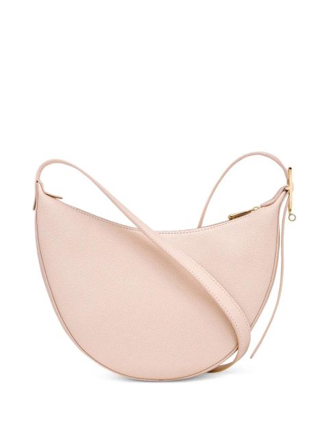 Longchamp small Le Foulonné grained-leather cross body bag - Pink