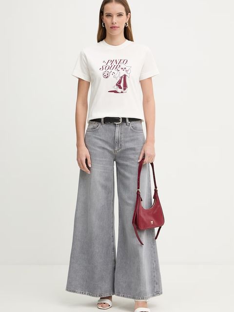 Pinko t-shirt bawełniany - zdjęcie produktu nr 1