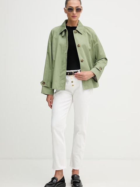 United Colors of Benetton płaszcz damski bawełniany - zdjęcie produktu nr 1