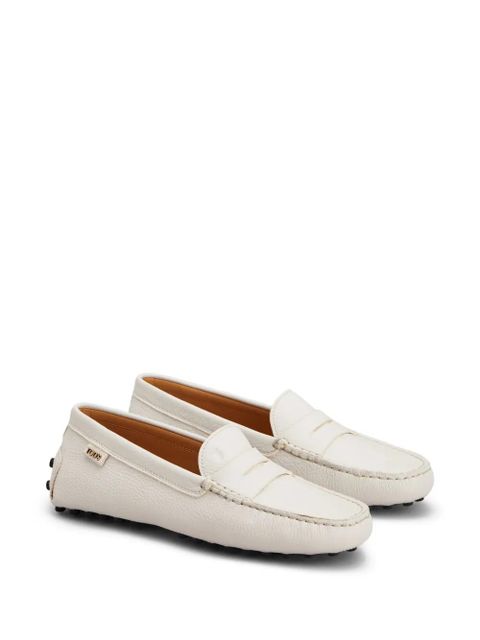Tod's leather loafers - White