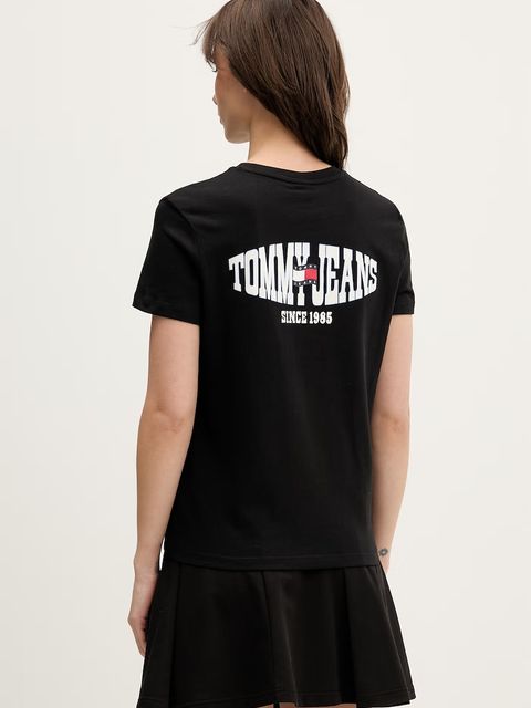 Tommy Jeans T-shirt damski bawełniany - zdjęcie produktu nr 1