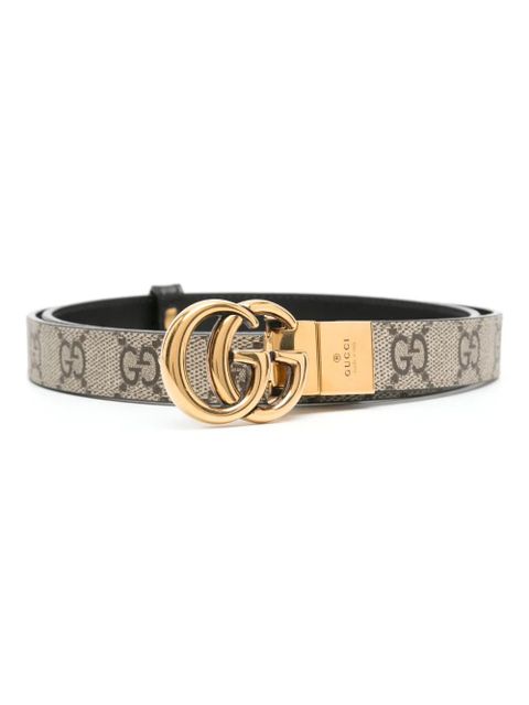 Gucci Gucci GG 2cm Reversible Belt - Neutrals - zdjęcie produktu nr 1