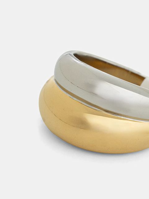 EDBLAD pierścionek pozłacany Furo Duo - zdjęcie produktu nr 1