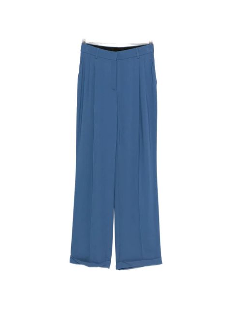 Missoni pleated turn-up palazzo pants - Blue - zdjęcie produktu nr 1