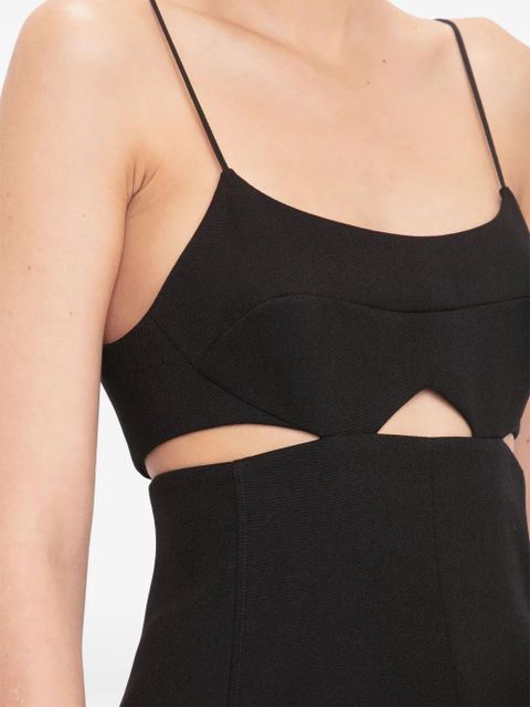 Victoria Beckham cut-out tank top - Black