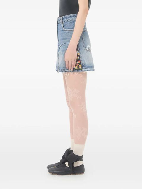 Valentino Garavani short denim skirt - Blue