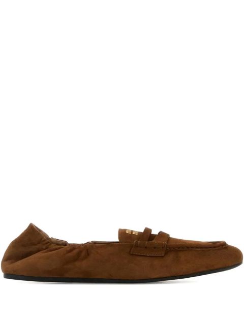 Miu Miu suede loafers - Brown - zdjęcie produktu nr 1
