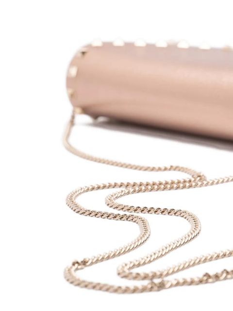 Valentino Garavani Rockstud leather satchel bag - Pink